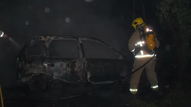 Car after fire