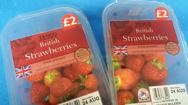 Strawberry punnets