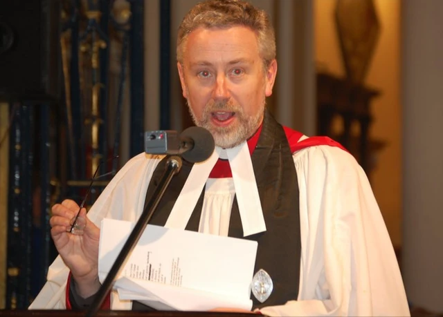 The Dean of Derby Cathedral, the Very Reverend Dr John Davies