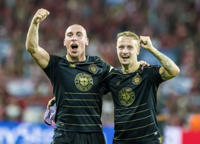 Scott Brown (left) and Leigh Griffiths