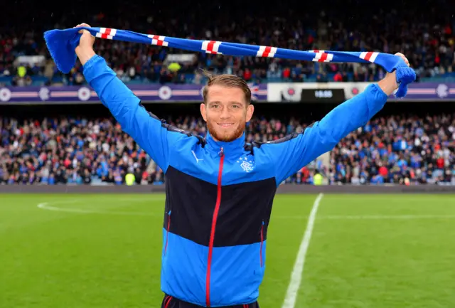 New Rangers striker Joe Garner