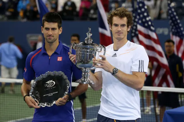 Novak Djokovic and Andy Murray