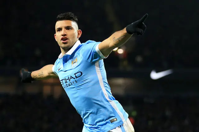 Manchester City's Sergio Aguero