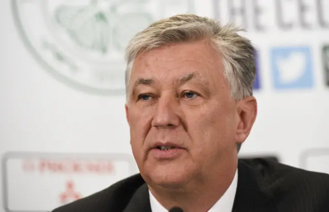 Celtic chief executive Peter Lawwell