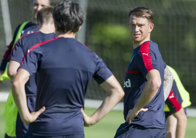 Rangers striker Joe Garner could make his debut at Rugby Park