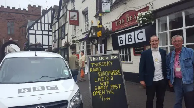 Colin Young and Simon Berry in Bridgnorth