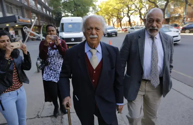 George Bizos in Pretoria