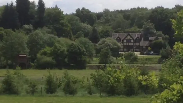 view from the bus route from Gnosall to Newport