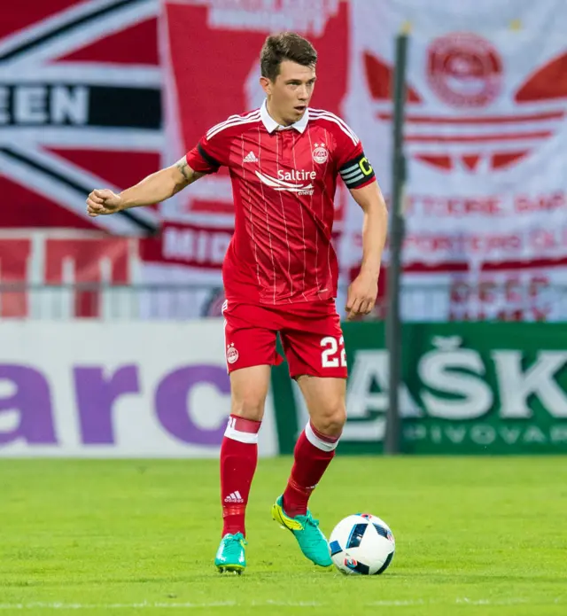 Aberdeen captain Ryan Jack