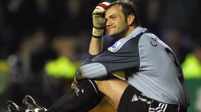 Derby County goalkeeper Roy Carroll