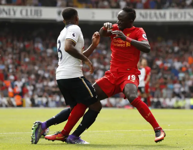 Saido Mane and Danny Rose