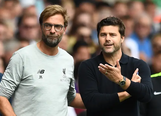 Jurgen Klopp and Mauricio Pochettino