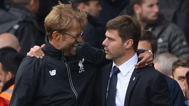 Jurgen Klopp and Mauricio Pochettino