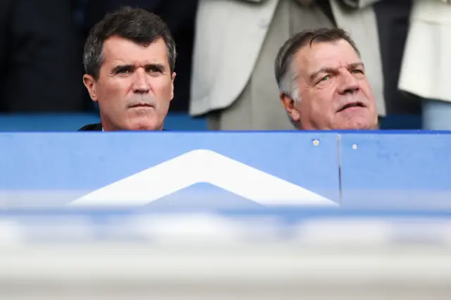 Roy Kean and (R) Sam Allardyce