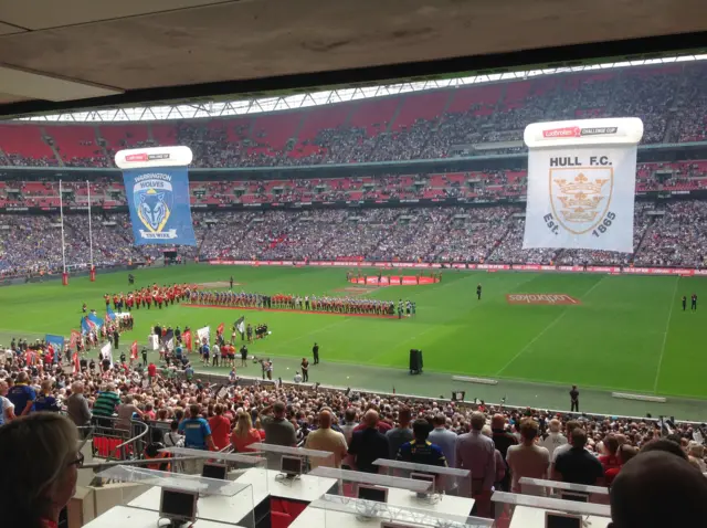 Inside Wembley