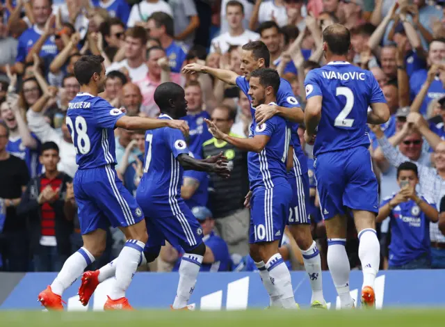 Chelsea celebrate