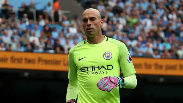 Manchester City's Willy Caballero