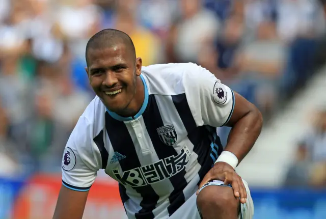 West Brom striker Salomon Rondon