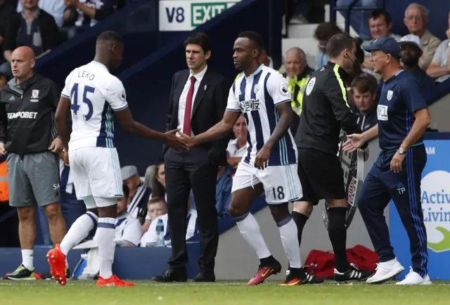 Saido Berahino replaces Jonathan Leko