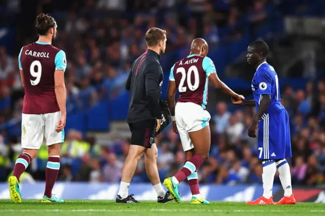 West Ham's Andre Ayew