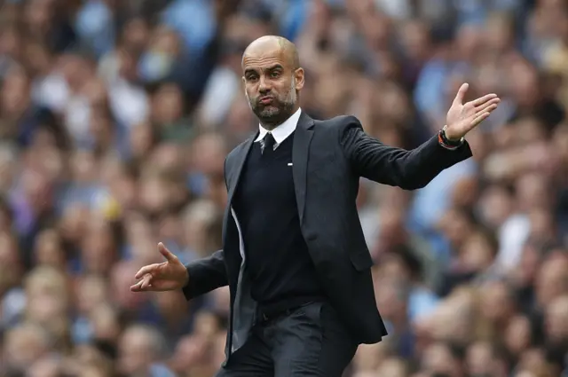 Manchester City manager Pep Guardiola