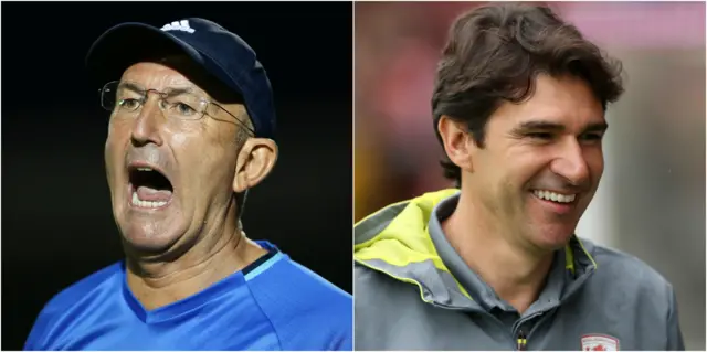 Tony Pulis and Aitor Karanka