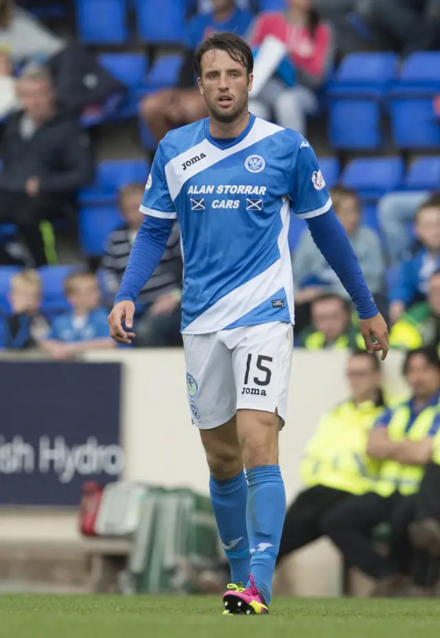 St Johnstone defender Brad McKay