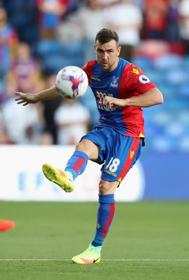 Crystal Palace midfielder James McArthur