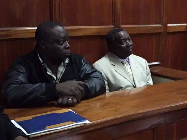 Nock officials Francis Paul, in the suit, and Pius Ochieng