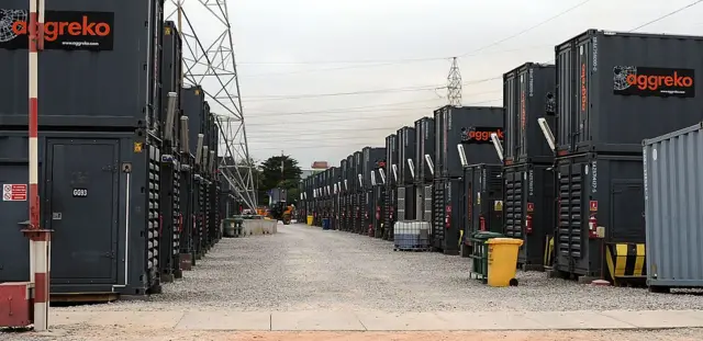 Aggreko generators