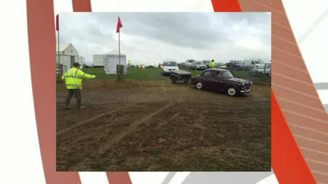 North Devon Show arrivals