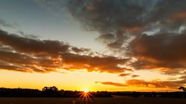 Sunrise in Barlaston