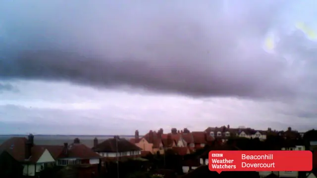 Heavy cloud in Dovercourt