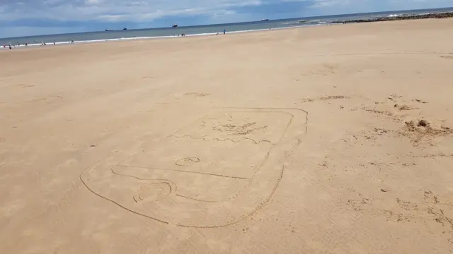 PokemonGo in the sand