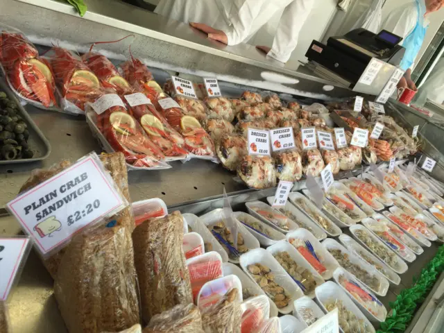 Shellfish stall