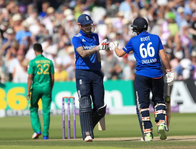 Alex Hales and Joe Root