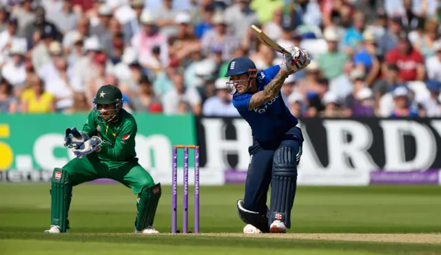 Alex Hales shot