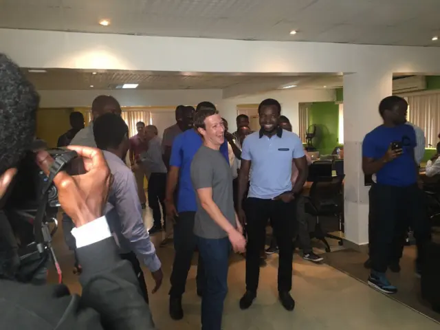 Facebook founder Zuckerberg in Nigeria for research trip