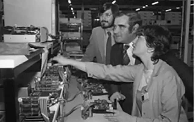 Steve Jobs at Apple site in Cork, 1980