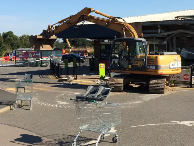 Ram raid at Brightlingsea Co-op