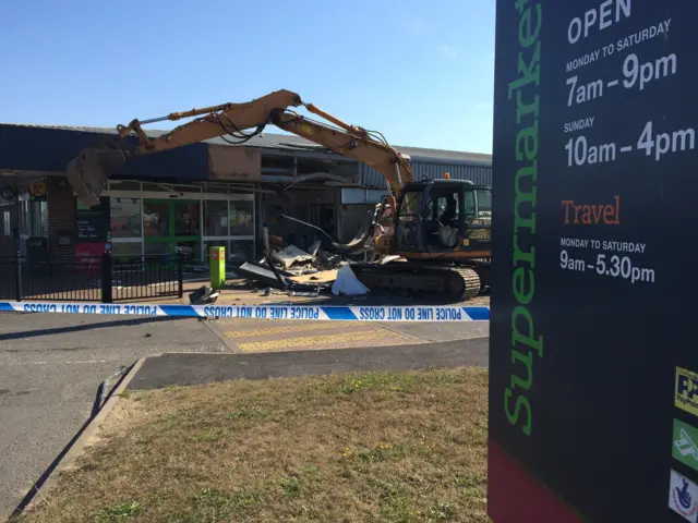 Brightlingsea Co-op ram raid