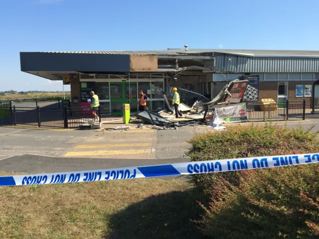 Brightlingsea Co-op ram raid