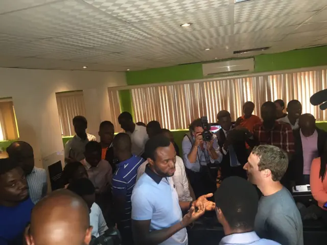 Photos: Mark Zuckerberg in Nigeria