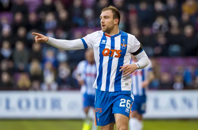 Kilmarnock defender Conrad Balatoni