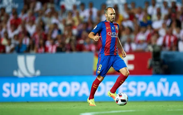 Barcelona's Andres Iniesta