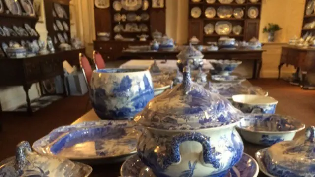 Spode-ware on display for today's visit