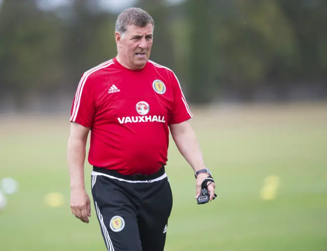 Scotland assistant boss Mark McGhee