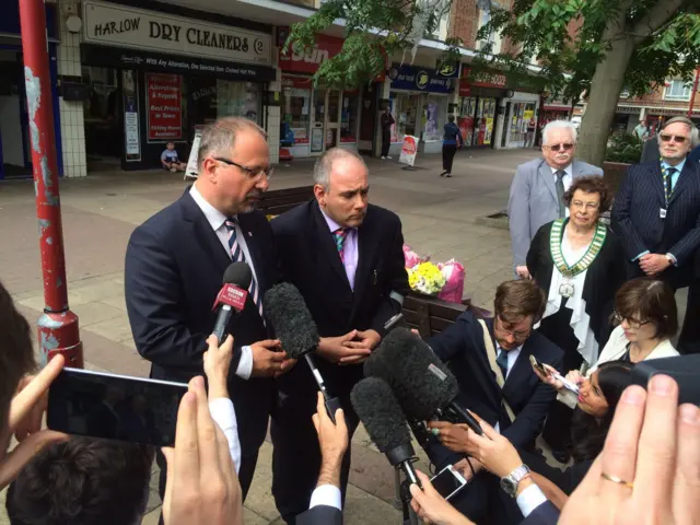 Polish ambassador and Robert Halfon MP