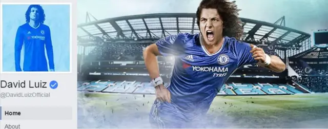 David Luiz Facebook