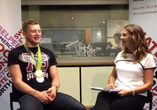 Adam Peaty and Rachel Gilchrist